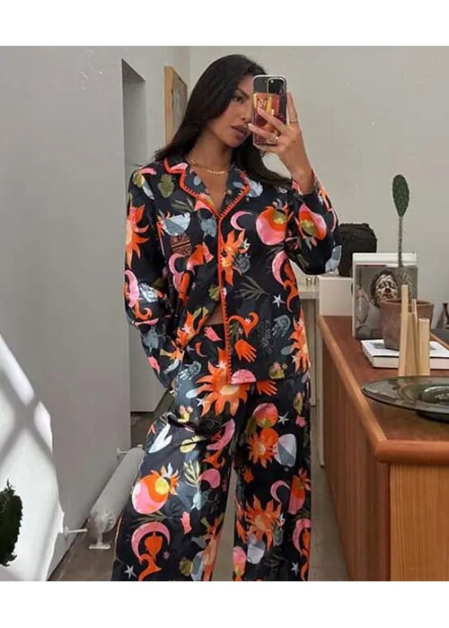 NEVER FULLY DRESSED Never Fully Dressed Charm Button Through Pyjamas