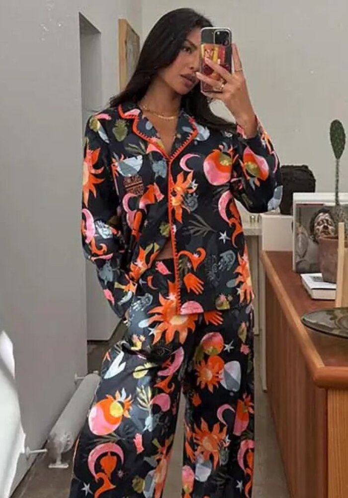 Never Fully Dressed Charm Button Through Pyjamas