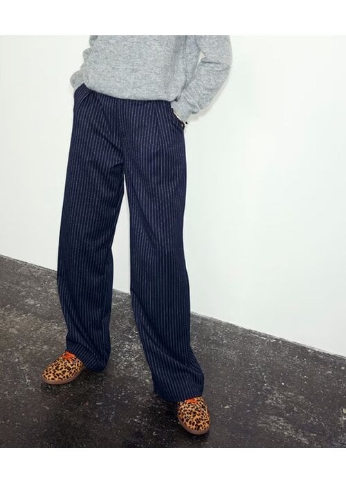 NEVER FULLY DRESSED Never Fully Dressed Pinstripe Arden Trousers