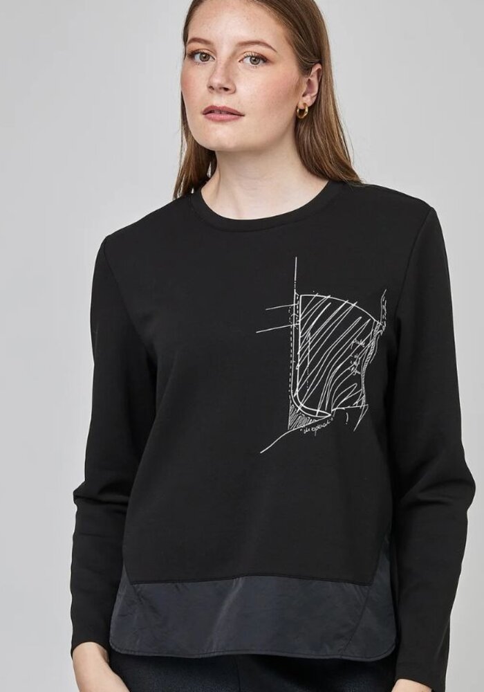 Uchuu CF25-308 Raglan Sleeve Top