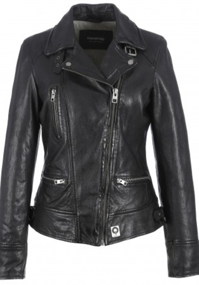 Oakwood Video Leather Biker Jacket