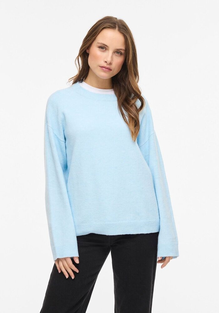 Vila Viliga Crew Neck Long Sleeve Sweater