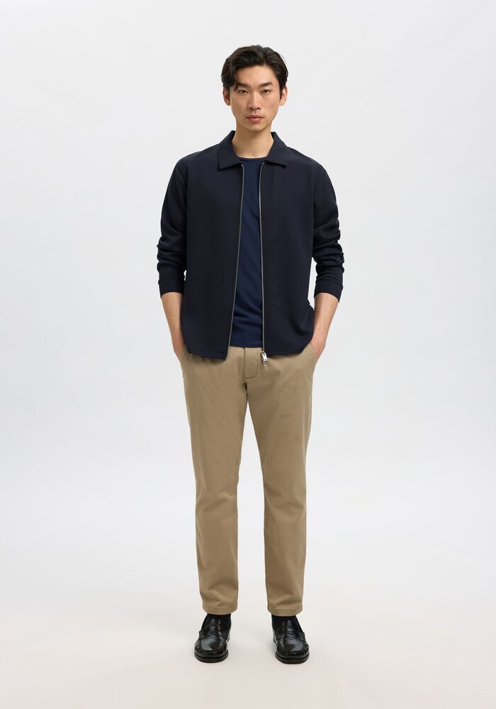 Selected Homme Emanuel Soft Polo Zip Sweater