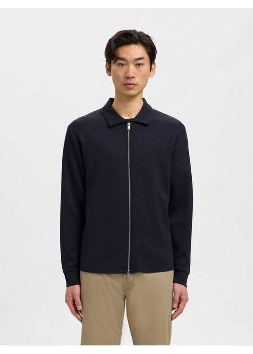 SELECTED HOMME Selected Homme Emanuel Soft Polo Zip Sweater