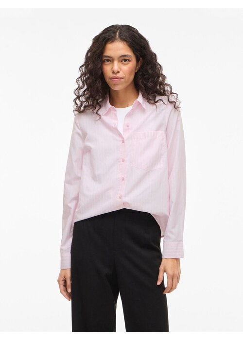 VILA Vila Vidarma Long Sleeve Stripe Shirt