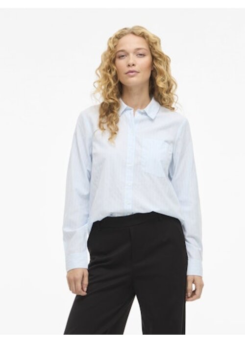 VILA Vila Vidarma Long Sleeve Stripe Shirt