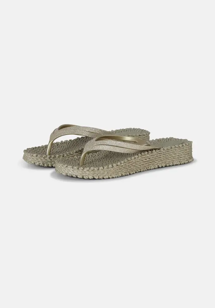 Ilse Jacobsen Cheerful 15 Wedge Glitter Flip Flop