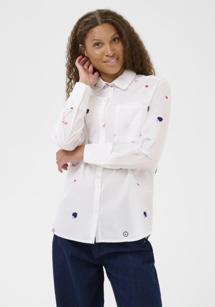 Saint Tropez Olberta Embroidered Shirt