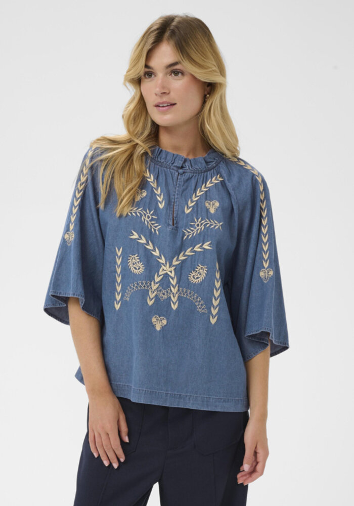 Saint Tropez Onaya Embroidered Blouse