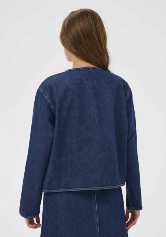 Saint Tropez Oivu Chinese Fasten Denim Jacket