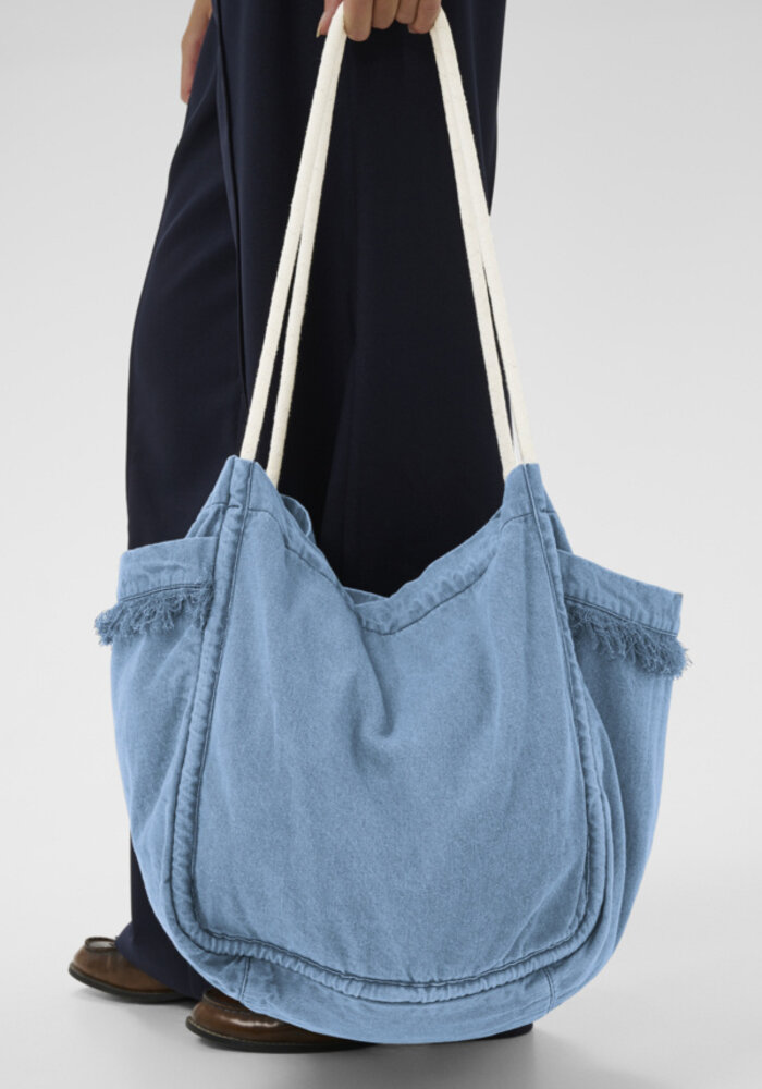 Saint Tropez Othilde Raw Edge Denim Bag