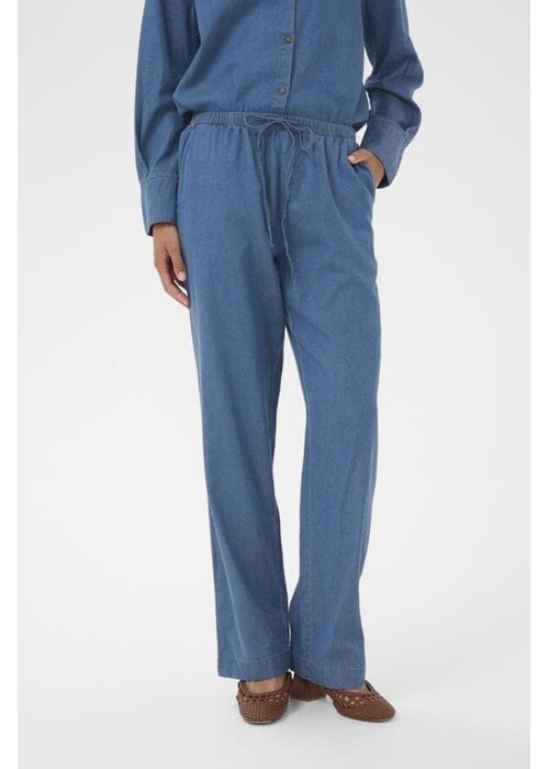 SAINT TROPEZ Saint Tropez Ojetta Wide Denim Pants