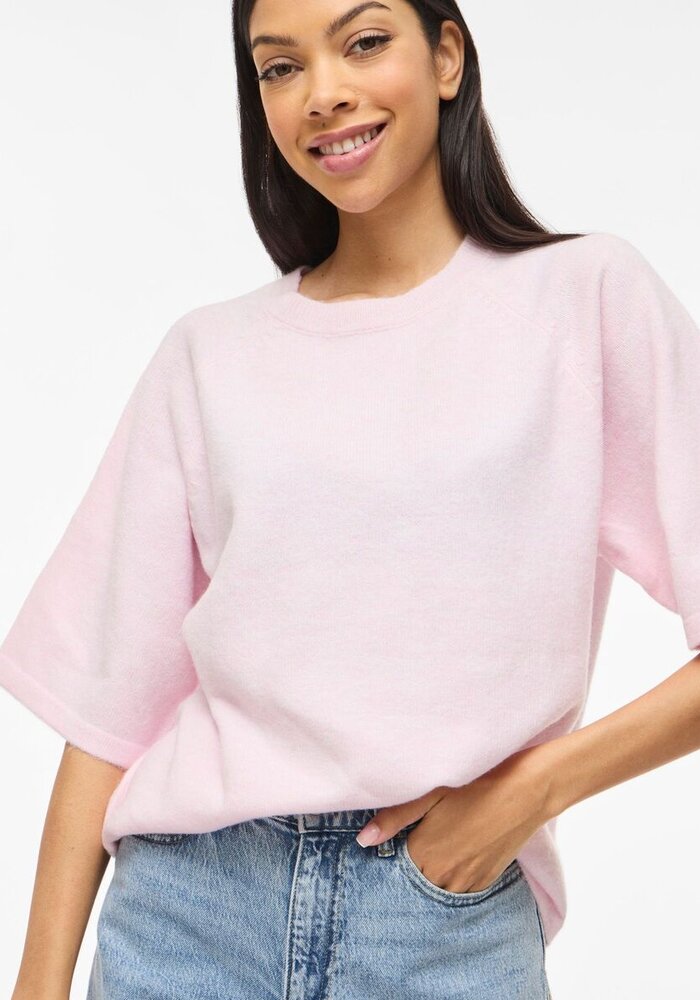 Vila Viliga Half Sleeve Crew Neck Sweater