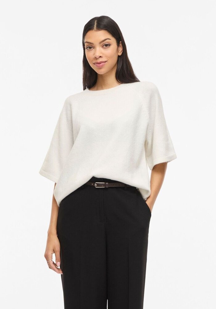 Vila Viliga Half Sleeve Crew Neck Sweater