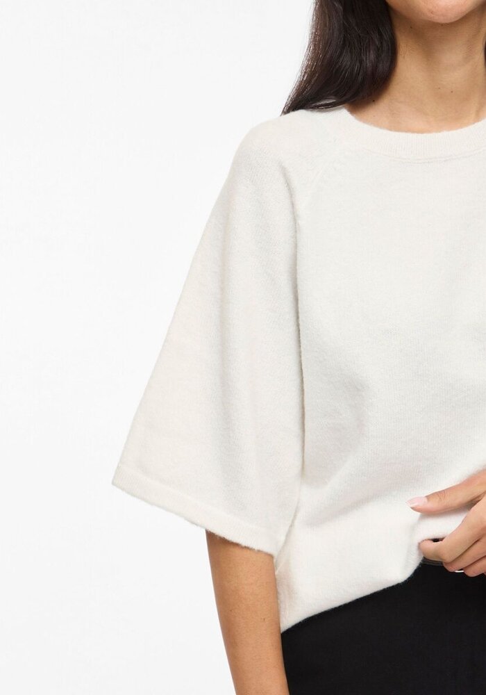 Vila Viliga Half Sleeve Crew Neck Sweater