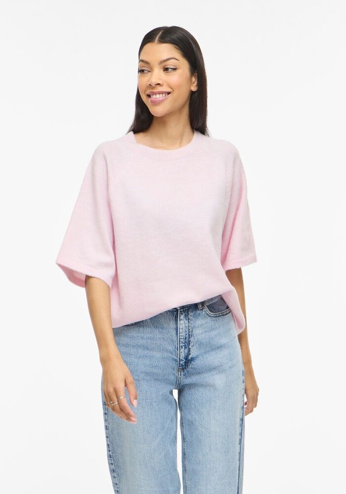 Vila Viliga Half Sleeve Crew Neck Sweater