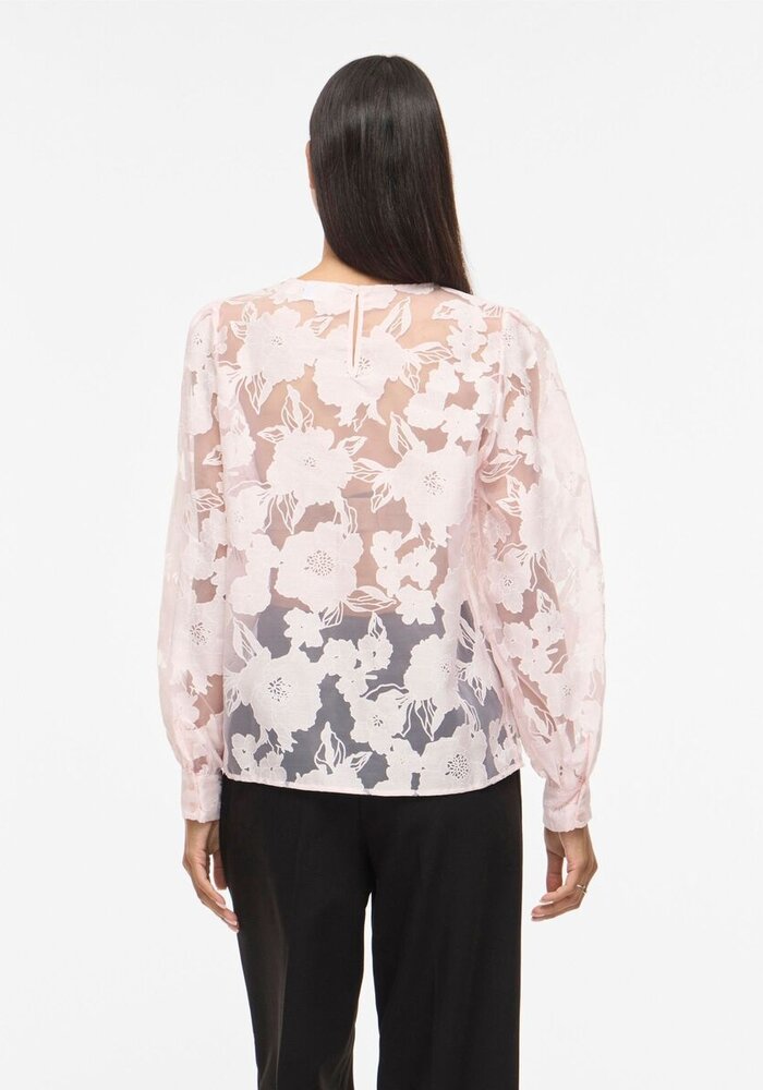 Vila Vibillie Long Sleeve Floral Blouse