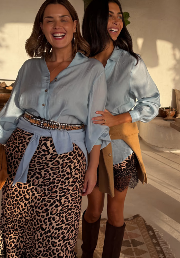 Never Fully Dressed Ice Blue Miley Shirt