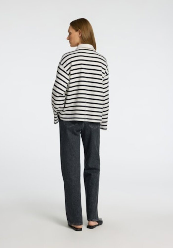 Selected Femme Wada Stripe Sweatshirt