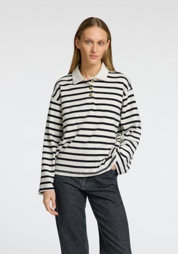 Selected Femme Wada Stripe Sweatshirt