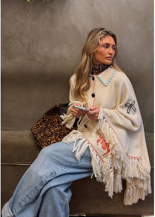 NEVER FULLY DRESSED Never Fully Dressed Western Knitted Cape