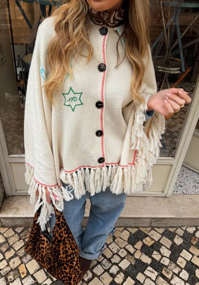 Never Fully Dressed Western Knitted Cape