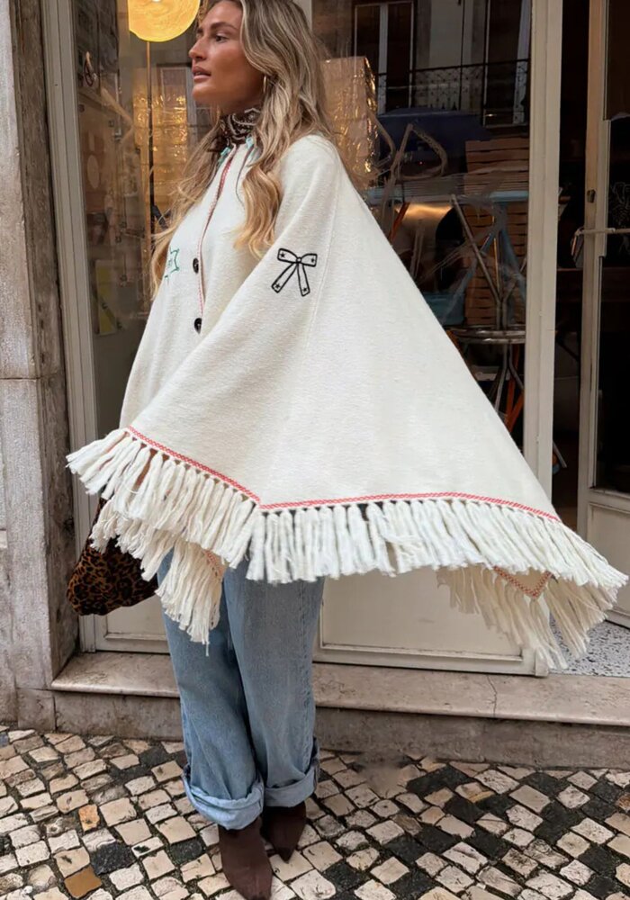 Never Fully Dressed Western Knitted Cape