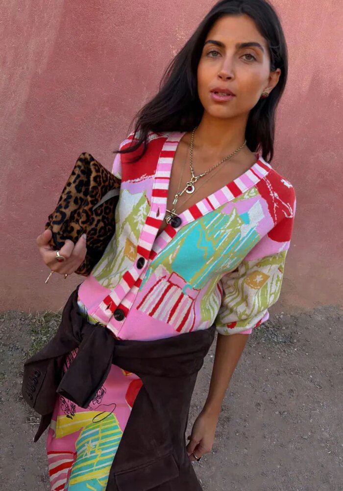 Never Fully Dressed Pink Dallas Cardigan