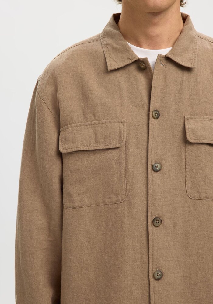 Selected Homme Leroy Linen Overshirt