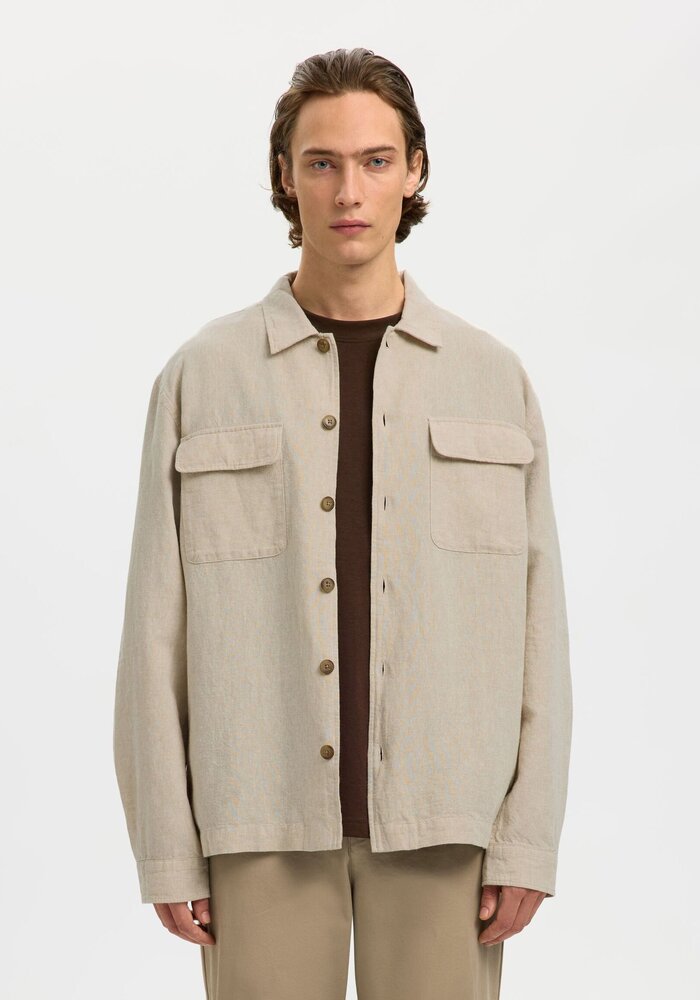 Selected Homme Leroy Linen Overshirt