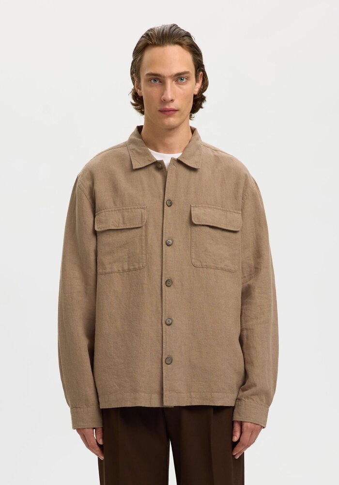 Selected Homme Leroy Linen Overshirt