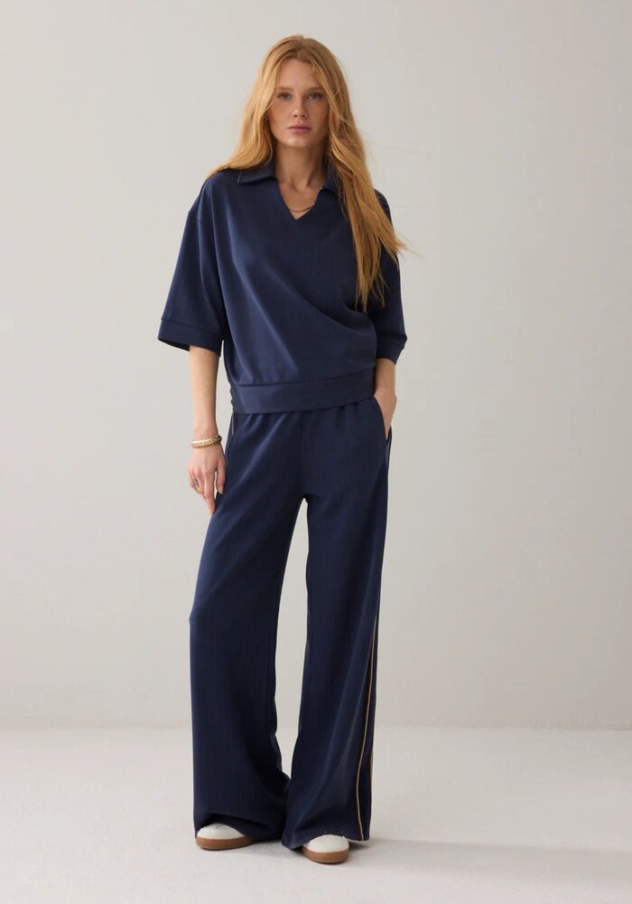 Summum Pinstripe Polo Shirt 3s5253