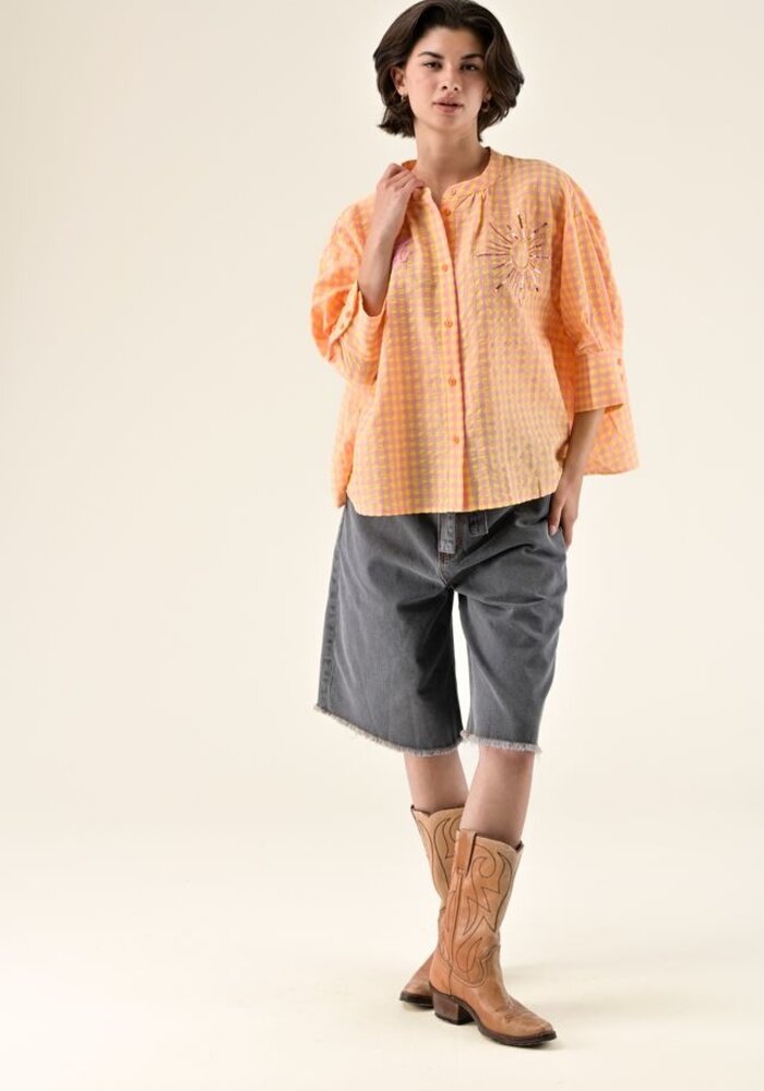 Orfeo Simone Gingham Sunset Shirt