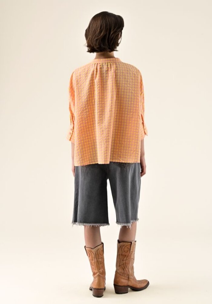 Orfeo Simone Gingham Sunset Shirt