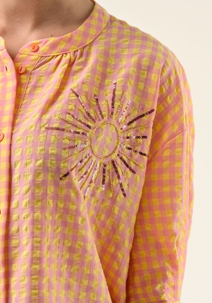 Orfeo Simone Gingham Sunset Shirt