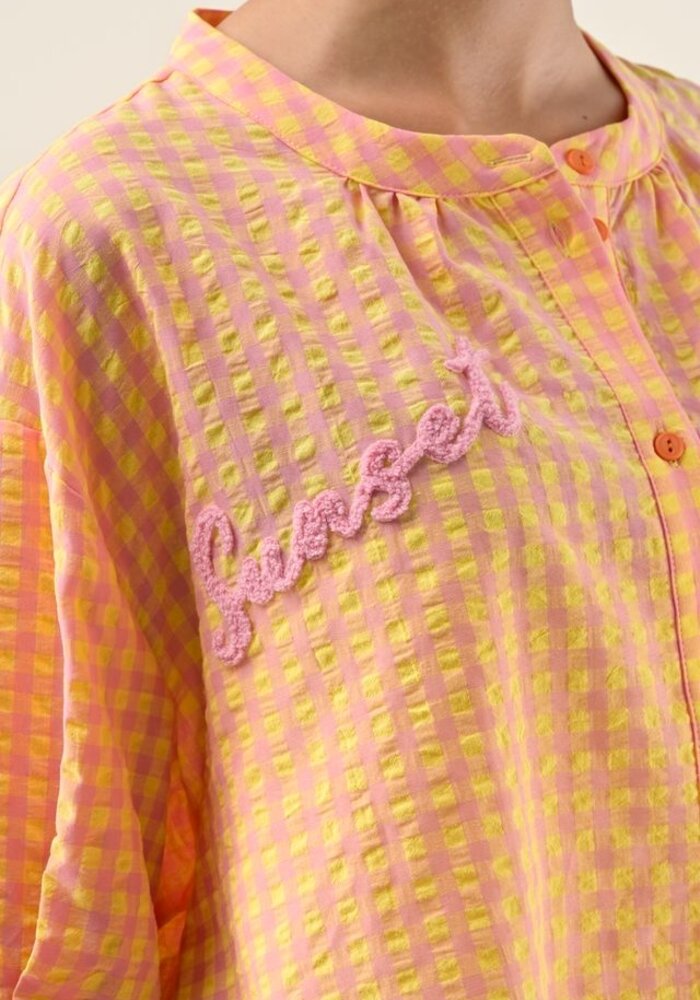 Orfeo Simone Gingham Sunset Shirt