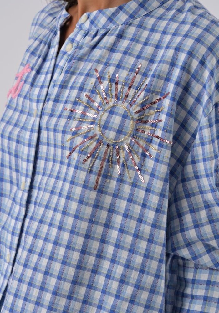 Orfeo Simone Gingham Sunset Shirt