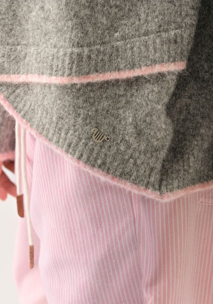 Orfeo Roisin Pink Edge Sweater
