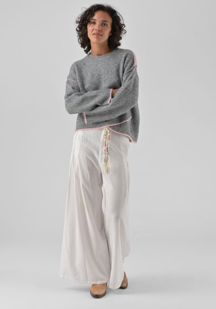 Orfeo Roisin Pink Edge Sweater