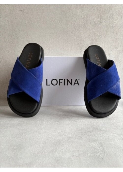 LOFINA Lofina 9326 Suede Cross Over Sandal
