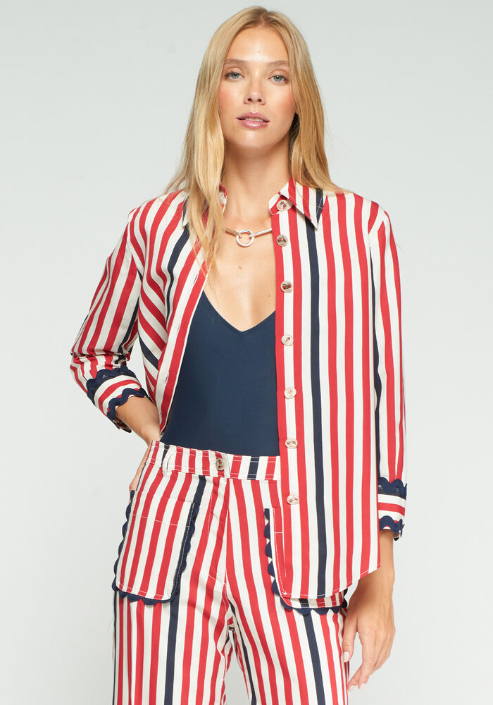 Vilagallo Striped Shirt 33390