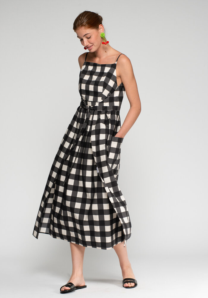 Vilagallo Gingham Dress 33338
