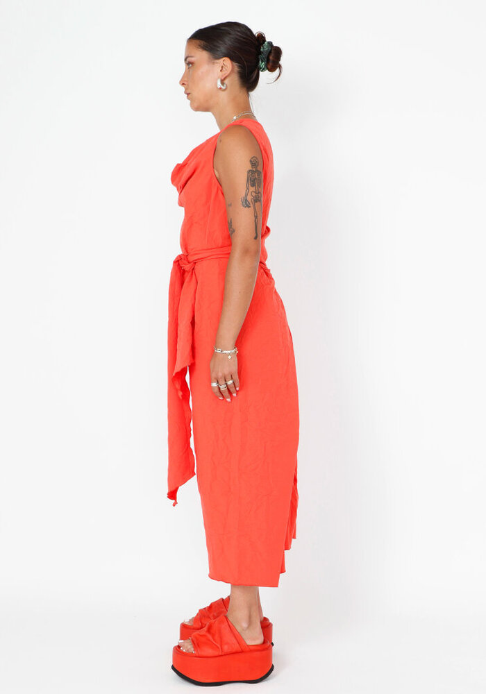 Sort Aarhus Sa-Mona Tie Front Dress