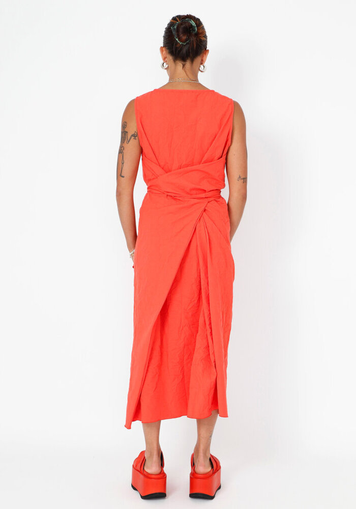 Sort Aarhus Sa-Mona Tie Front Dress