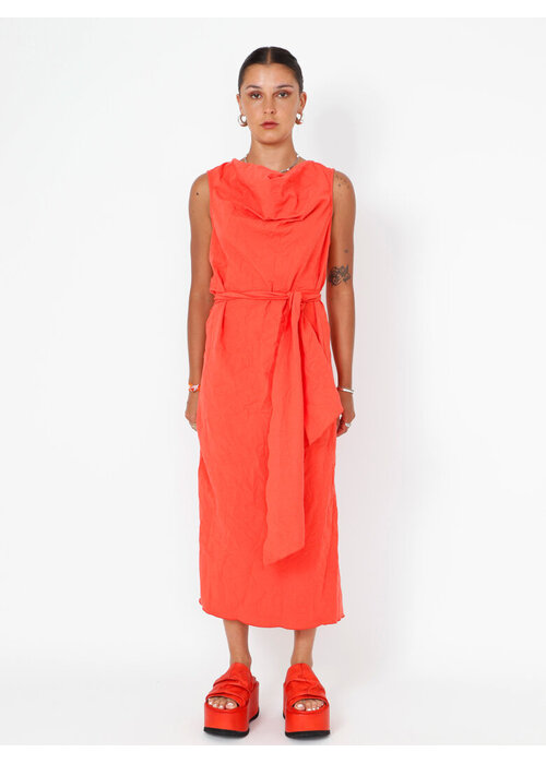 SORT AARHUS Sort Aarhus Sa-Mona Tie Front Dress