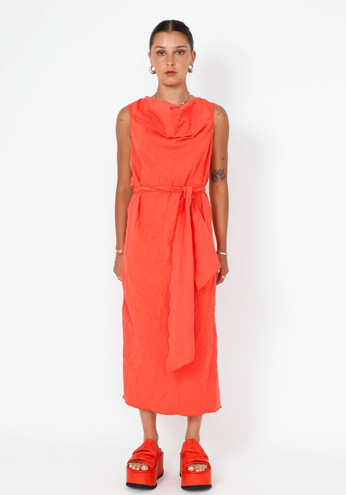 Sort Aarhus Sa-Mona Tie Front Dress