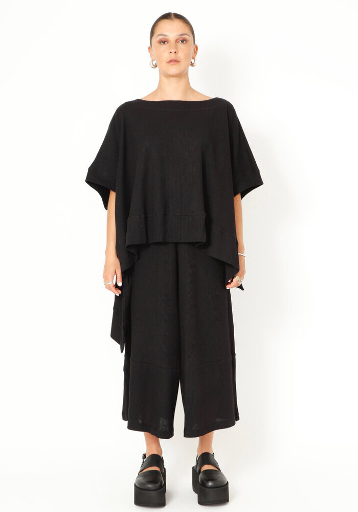 Sort Aarhus SA2180 Boxy Waffle Top