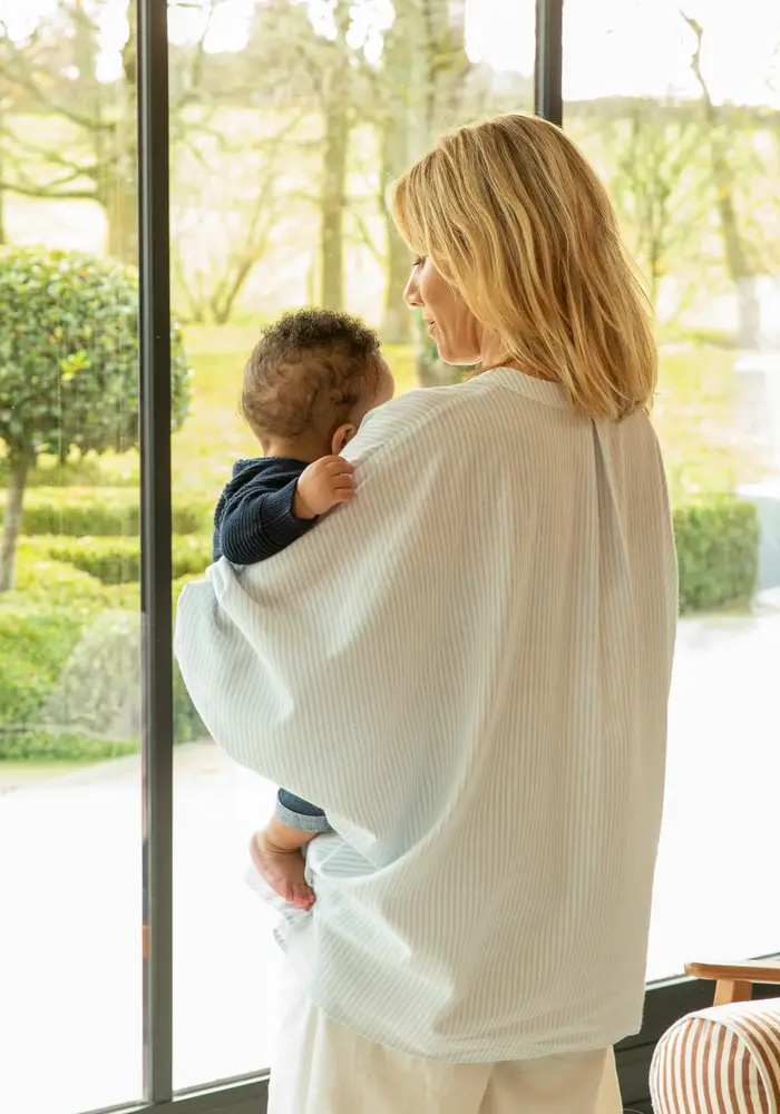 Chalk Scarlett Stripe Shirt