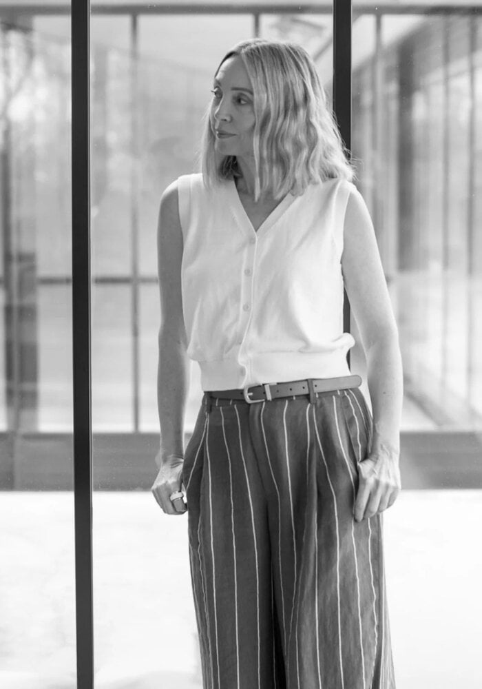 Chalk Jasmine Stripe Trousers