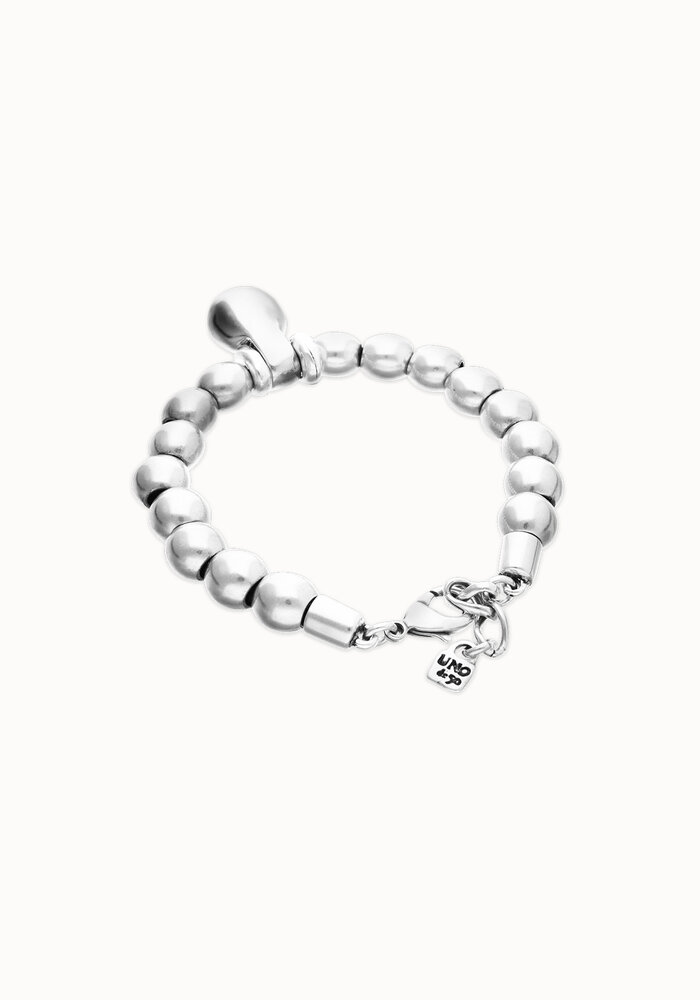 Uno de 50 Beaded Bracelet With Small And Large Beads PUL2608MTL